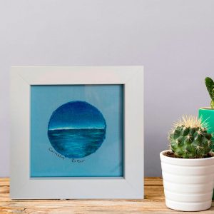 Seascape through a telescope